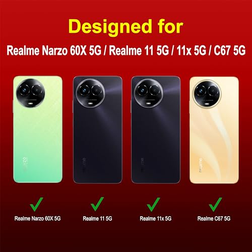 Image of Zapcase Back Case Cover for Realme Narzo 60X 5G | Compatible for Realme Narzo 60X 5G Back Cover | Liquid Silicon Magic Case with Camera Protection | Red