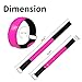 OMKHE Running Light for Runners (2 Pack) Rechargeable LED Armband Reflective Running Gear, LED Light Up Band for Joggers Bikers Walkers (L Pink)