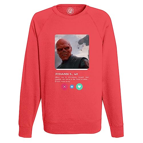 Sweat Shirt Homme Red Skull le cadeau idéal pour fan de comics