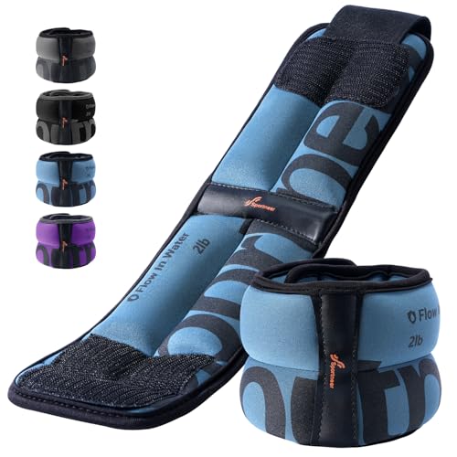 Sportneer 4 Lbs Non-Slip Ankle Weights