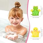 Kids Bath Gloves, 4/2pcs Shower Gloves Loofah for Kids Exfoliating BathGlove Body Scrub Glove Exfoliating Scrubber BallEasy to Lather Lovely Animal Colorful Design (4) - Image 2