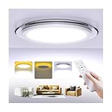 Antree LEDシーリングライト 8畳 導光板照明 調光調色 間接光常夜灯 3900ML 省エネ 目に優しい 天井 照明器具 36CM 8畳 Ceiling Light リモコン付き スマホAPP操作 リビング/キッチン/寝室/玄関/台所に適用