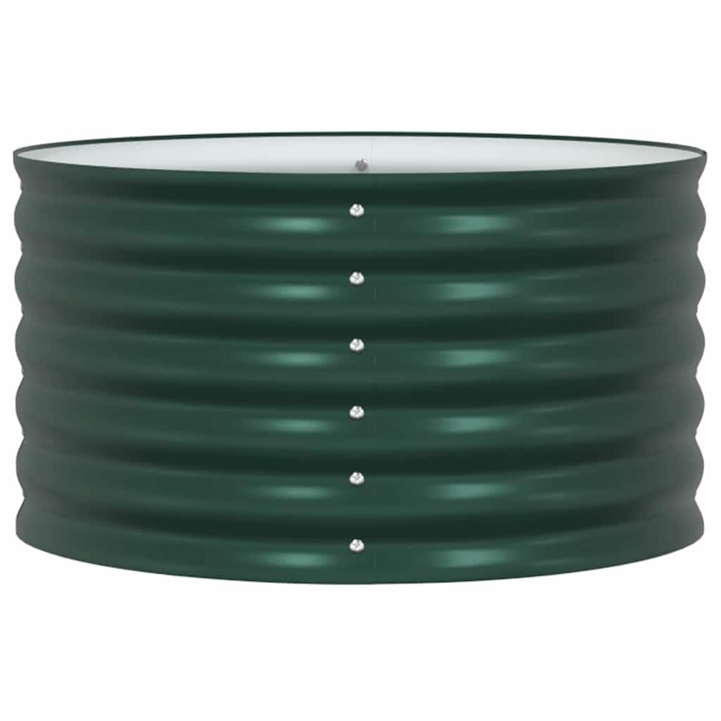 Jardinera de acero para balcón, terraza, jardín, almacenamiento de agua, 80 x 80 x 44 cm
