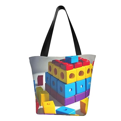 Sac à bandoulière blocs de construction idéal pour vos sorties shopping et week-ends