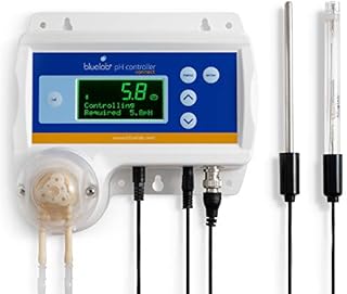Bluelab CONTPHCON pH Controller Connect with Monitoring, Dosing, and Data Logging in Water (Stick not Included) Digital Meter for Hydroponic System and Indoor Plant Grow, White