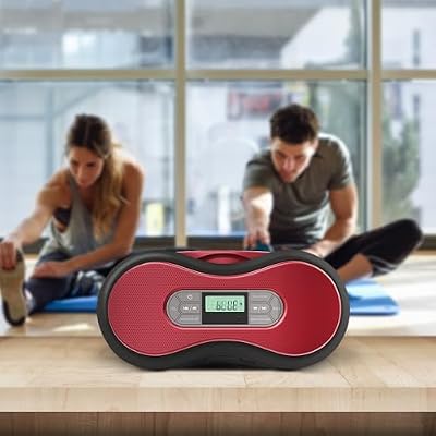 Portable Bluetooth CD Boombox with Digital FM Radio