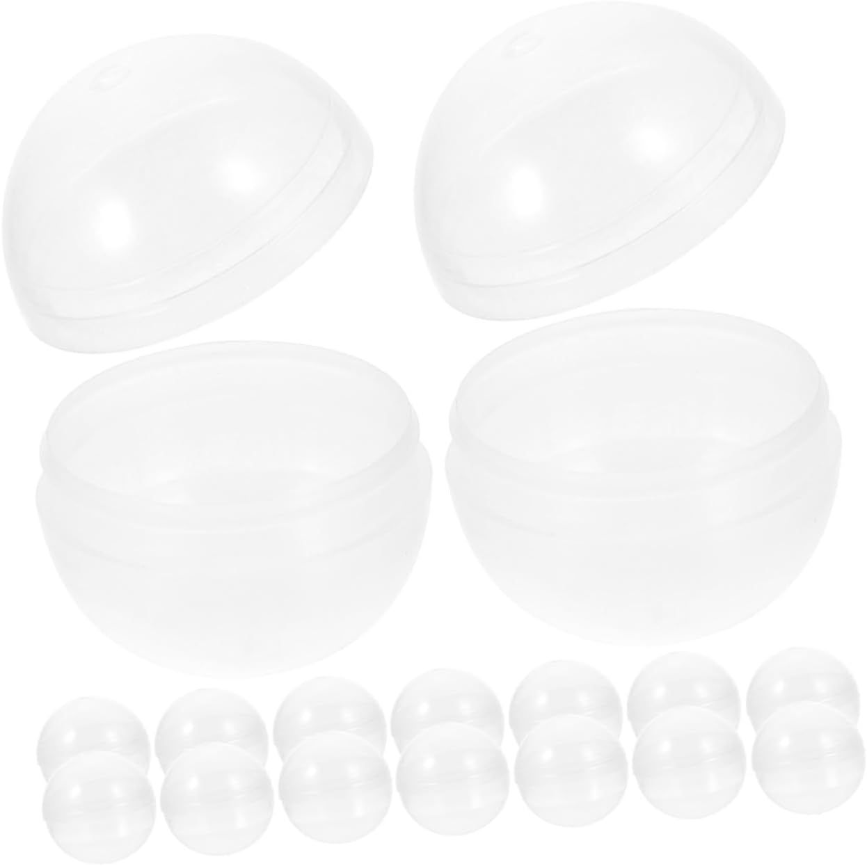20Pcs 70Mm Plastic Claw Machine Balls Multi-Function Fillable Display Suitable for Vending Machine Storage and Collection