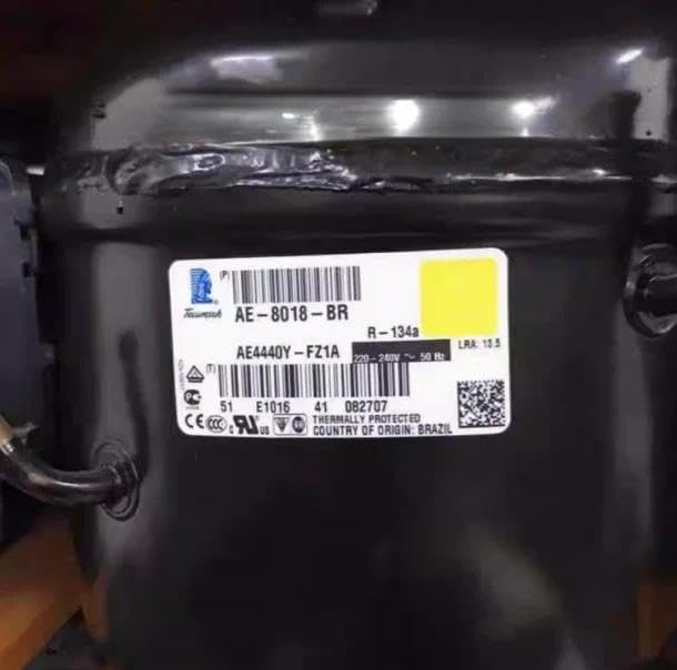Compatible for Tecumseh compressor AE4430Y-FZ1A(GS1A) AE4440Y-GS1A AE4450Y-FZ1C AE4440Y-AA1A AE4430Y-FZ1A AE4440Y-FZ1C AE4456Y-FZ1C AE4440Y-FZ1A 220V (AE4440Y-FZ1A AC220V)