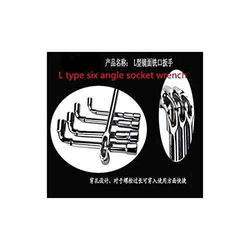 Luoyimao Metric L Shaped Angled Hex Socket Wrench Matt Finish (14Mm To 14Mm) #TOP1