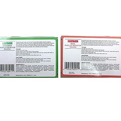 72 Make Up Remover Deep Cleansing Wipes Tissue Pad Cloth Face Eye Towelettes 3Pk