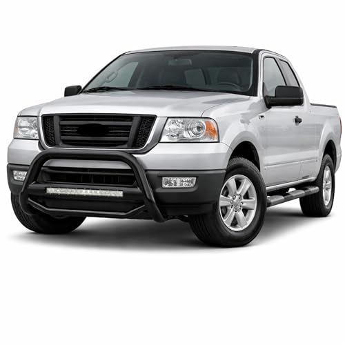 Image of Black Horse MAX Beacon Bull Bar No Skid Plate Black Compatible with 2003-2017 Expedition|2004-2026 F-150 (Excl. Heritage Edition and 10-14 F150 Raptor Models)|2003-2017 Lincoln Navigator-MAB-FOF1B