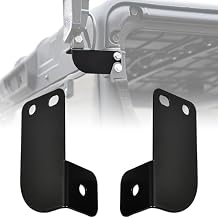 SAUTVS UTV Rear Roof Light Brackets, Rear Pro-fit Cage LED Light Mount Brackets Kit for Polaris Ranger Diesel ETX XP EV Crew 570 800 900 1000 2013-2026 Accessories 2PCS