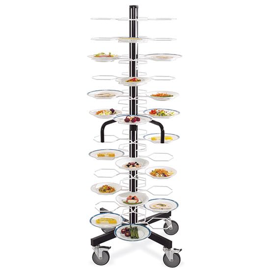 Echelle Porte-Assiettes sur Roues, Capacité 96 Assiettes Ø 180-240 mm - Mastro