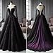 TRHTX Women's Black Long Sleeve Wedding Dresses for Bride A-line Lace Wedding Bridal Gowns with Long Train Tulle Gothic Vestidos de Novia Size 12