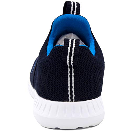 Nautica Kids Boys Fashion Sneaker Slip-On Athletic Running Shoe For Toddler And Little Kids-Mattoon-Navy Knit-5 #TOP2