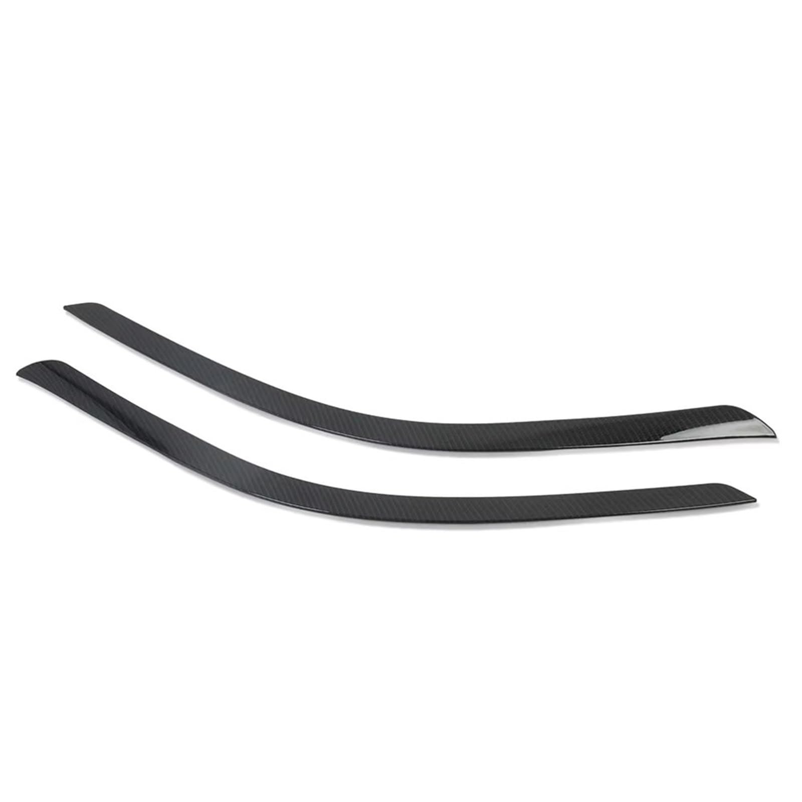 Casquettes de Phares Pour Toyota Pour CHR sourcil de Phare | Pour C-HR 2016-2022 lampe frontale paupière sourcil phare moulure garniture(ABS Carbon Fiber Style)