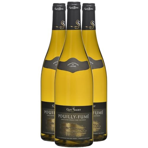 Pouilly-Fumé Blanc 2024 Guy Saget vin blanc de Loire cépage sauvignon 3x75cl