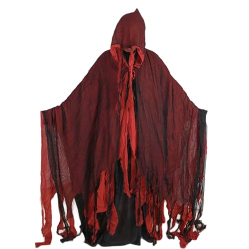 Cape de, disfraz de Cosplay para mujer – Cape con capucha para cosplay de Halloween, disfraz unisex adulto para enmascaradas y reuniones