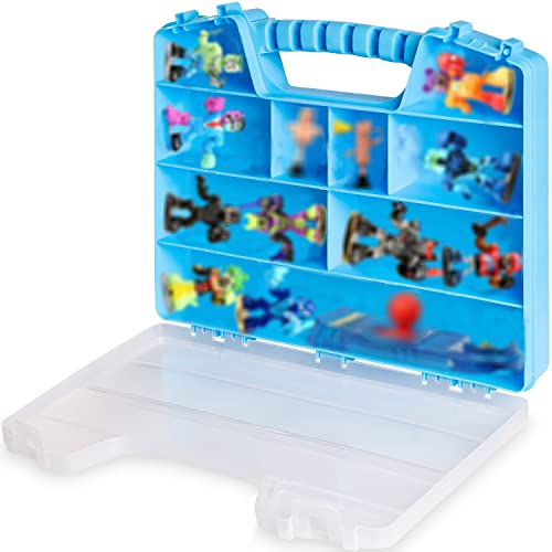 ASH BRAND Battling Action Figures Case Organizer Stop Looking! GET The Ultimate Beautiful Warriors Toy Storage Holder & Arcade Battle Display Box with Handle