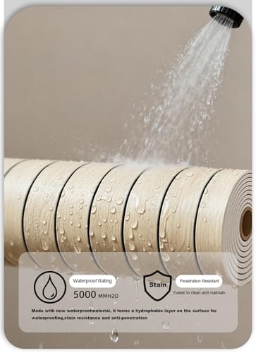 Panel de pared de listones de PVC autoadhesivo imitación madera 3D 6