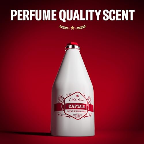 Old Spice Captain After Shave Lotion for Men 100ml with Perfume Quality Scent, Refreshing Lotion for Face and Neck to Cool and Invigorate - Image 6