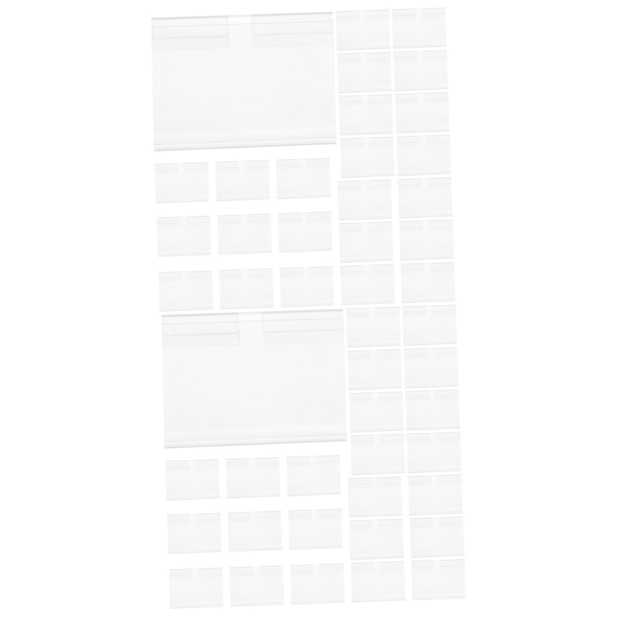 ULTECHNOVO Lot de 2 Porte-étiquettes Pratiques Présentoirs pour Marque-places de Mariage 100 Pièces