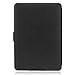 OMOTON Kindle Paperwhite Case Cover - The Thinnest Lightest PU Leather Smart Cover Kindle Paperwhite fit for All Version up to 2017 (Will not fit All-New Paperwhite 10th Generation 2018) (Black)