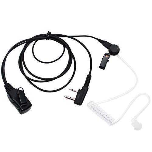 UpStart Battery FBI Earpiece with Push to Talk (PTT) Microph