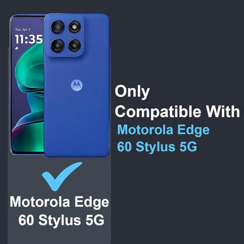 Image of Shockproof Case for Motorola Edge 60 Stylus 5G | Full Camera Protection | TPU Flexible Back Cover for Motorola Edge 60 Stylus 5G (Graphite Grey)