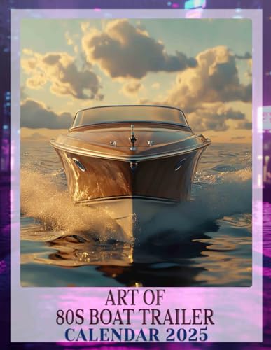 Art of 80s Boat Trailer Calendar 2025: Dive into 365 Days of Nostalgic 80s Boat Trailer Art, Perfect for Organizing Your Year in Retro Style