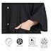 PERFEHAIR Salon Client Gown Capes - Plus Size Hair Coloring Wrap Kimono Style - Lightweight & Soft - Hair Stylist, Dogs Grooming Smock with 2 Pockets - 5 Snap Closures