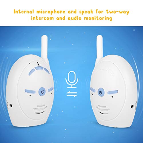 2.4GHz Wireless Digital Audio Baby Monitor – Stable Transmission with Two-Way Talk & High Sensitivity Alerts – Perfect Nanny Intercom Camera for Parents – Easy Setup & 250m Range by Sonew - Image 4