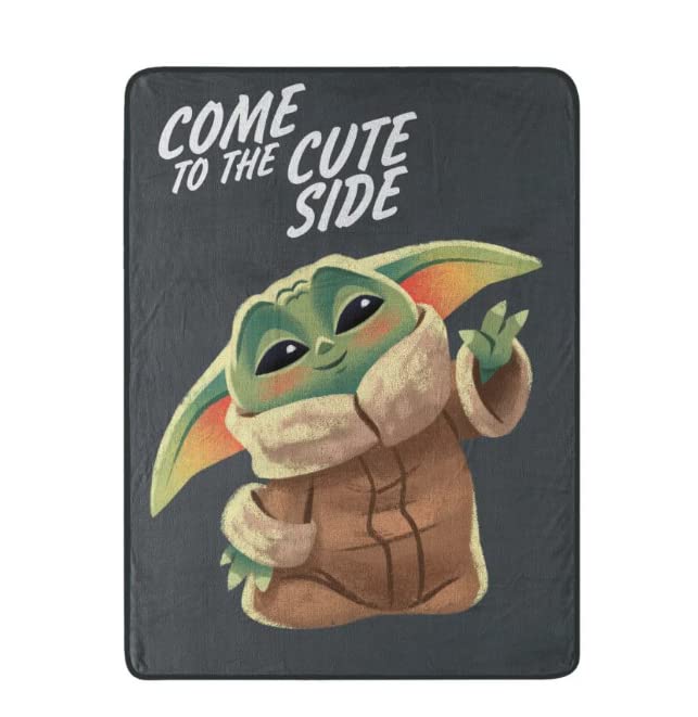 Grogu Micro couvre-lit Star Wars Disney plaid doux 116x152 cm