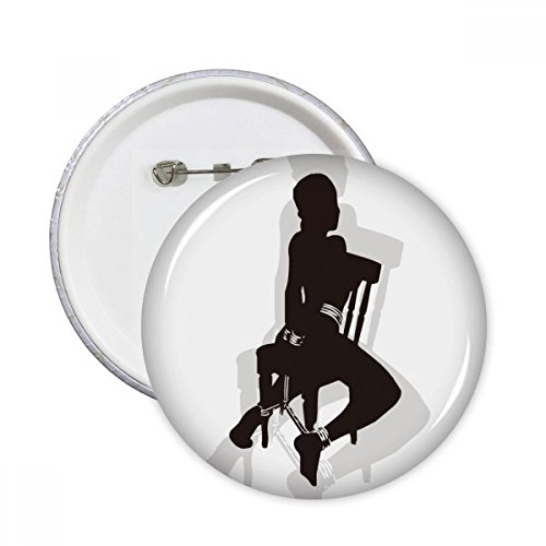 Badges ronds Bound Sm Hot femme parfaits sur un sac ou une veste