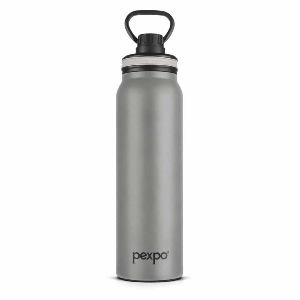 Go24 pexpo Stainless Steel Water Bottle 1 Litre, 3 Layer Vacuum Insulated — Amazon image 19