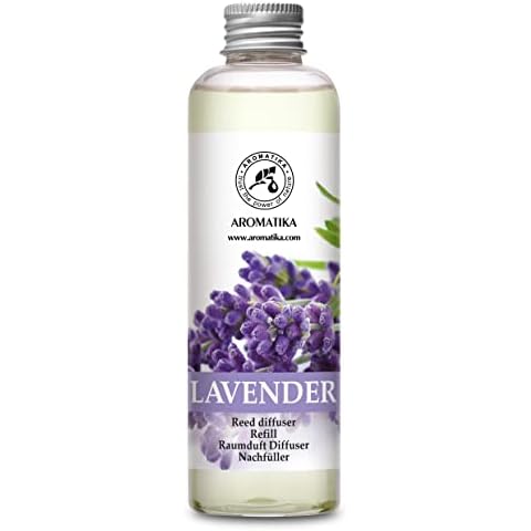 Lavender Reed Diffuser Refill 6.8 Fl Oz - Lavanda Refill - Room Fragrance Diffuser w/Natural Essential Lavender Oil - Reed...
