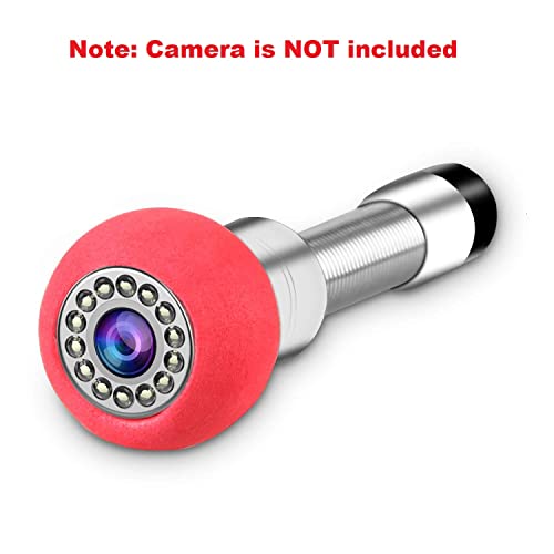 Anysun Red Ball Camera Cover Protective Cover for 22mm & 23mm Sewer Camera Pipe Inspection Camera, 2pcs image 4