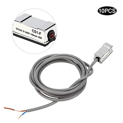 Interruptor de sensor magnético CS1-F cilíndrico soluciona errores de voltaje en automatización 5