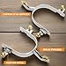 Acshio 2 Pack Horse Spurs, Stainless Steel Stylish Boot Spurs with Gear Copper Rowels, Western Cowboy Equestrian Men Women Spur Horse Riding Accessories for Trail Riding, Horse Tack