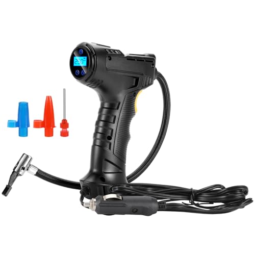 150PSI Portable Air Compressor for Car Tires – Digital Tire Inflator with LED Flashlight, 12V Auto Pump for Cars, Motorcycles, Bikes, and Sports Balls