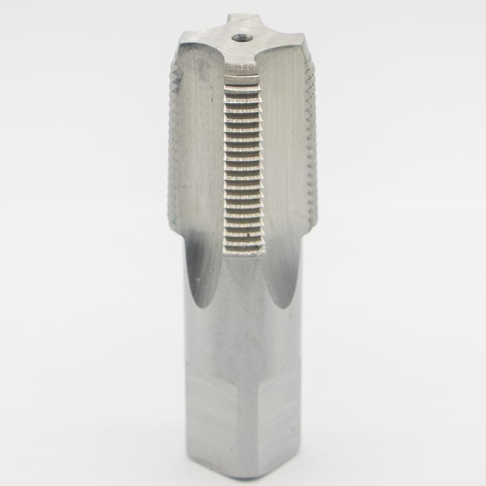 3/4-14 NPT Pipe Tap - HSS Taper Thread, Uncoated Bright Finish, 3-1/4" Overall