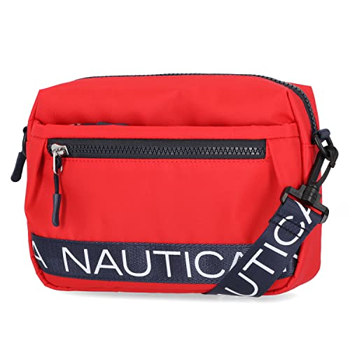 Image of Nautica Nylon Bean crossbody /Belt Bag adjustable shoulder strap