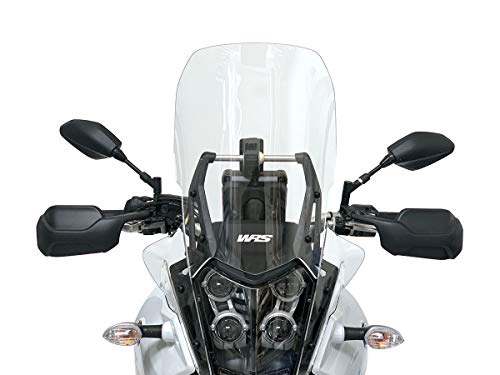 Bulle Tenere 700 pare-brise Caponord WRS transparent contre les turbulences sur autoroute