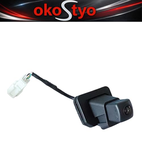 Image of OE#39530-T0A-A01 Rear View Backup Reverse Parking Camera /Rear View Camera | Compatible with Honda CR-V 2012-2013 Parking Assist Reverse Camera with Dynamic Trajectory Lines 170 Wide Angle 39530T0AA01