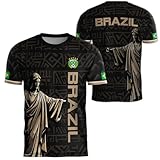 RustField Co. Brazil Soccer Jersey Men, Brazilian Jerseys, Brazil Soccer Jerseys, Brazilian Jersey Soccer (XL)