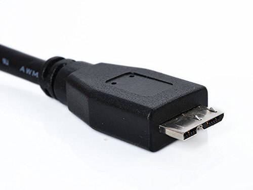 Micro Usb 3.0 Cable, A Male To Micro B, Data Sync Transfer Cord Lead For Samsung Galaxy Note Pro 12.2 Sm-P900 Tablet - 5 Gbps Transfer Rates, 10X Faster Than Usb 2.0 - Black, 3 Ft By Maxllto #TOP3
