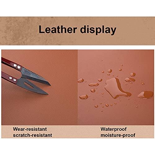 Tissu d'ameublement solide et durable en similicuir rose red