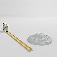 Vista 6 de Ekena Millwork ROS05X05MU Mullin Roseta Redonda, 5 7/8"OD x 1 5/8"P, Imprimado