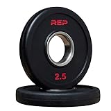 Rep Rubber Coated Olympic Plates 2.5 lb Pair