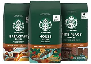 Starbucks Medium Roast Whole Bean Coffee—Variety Pack—3 bags (12 oz each)